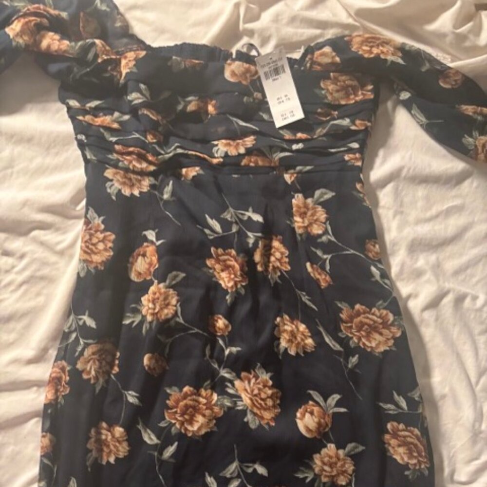 ABERCOMBIE FITCH MAXI FLORAL DRESS